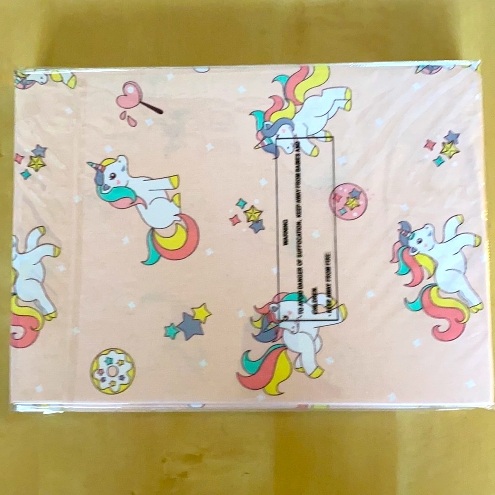 Baby Sheet Set ChapelGate 100% Cotton PinkUnicorn - Picture 4 of 5